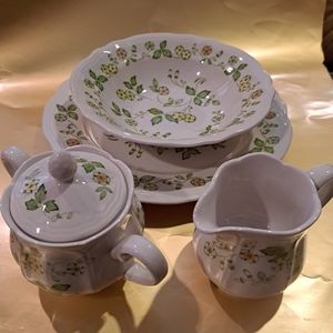 Vintage 1970 Petite Flora Set